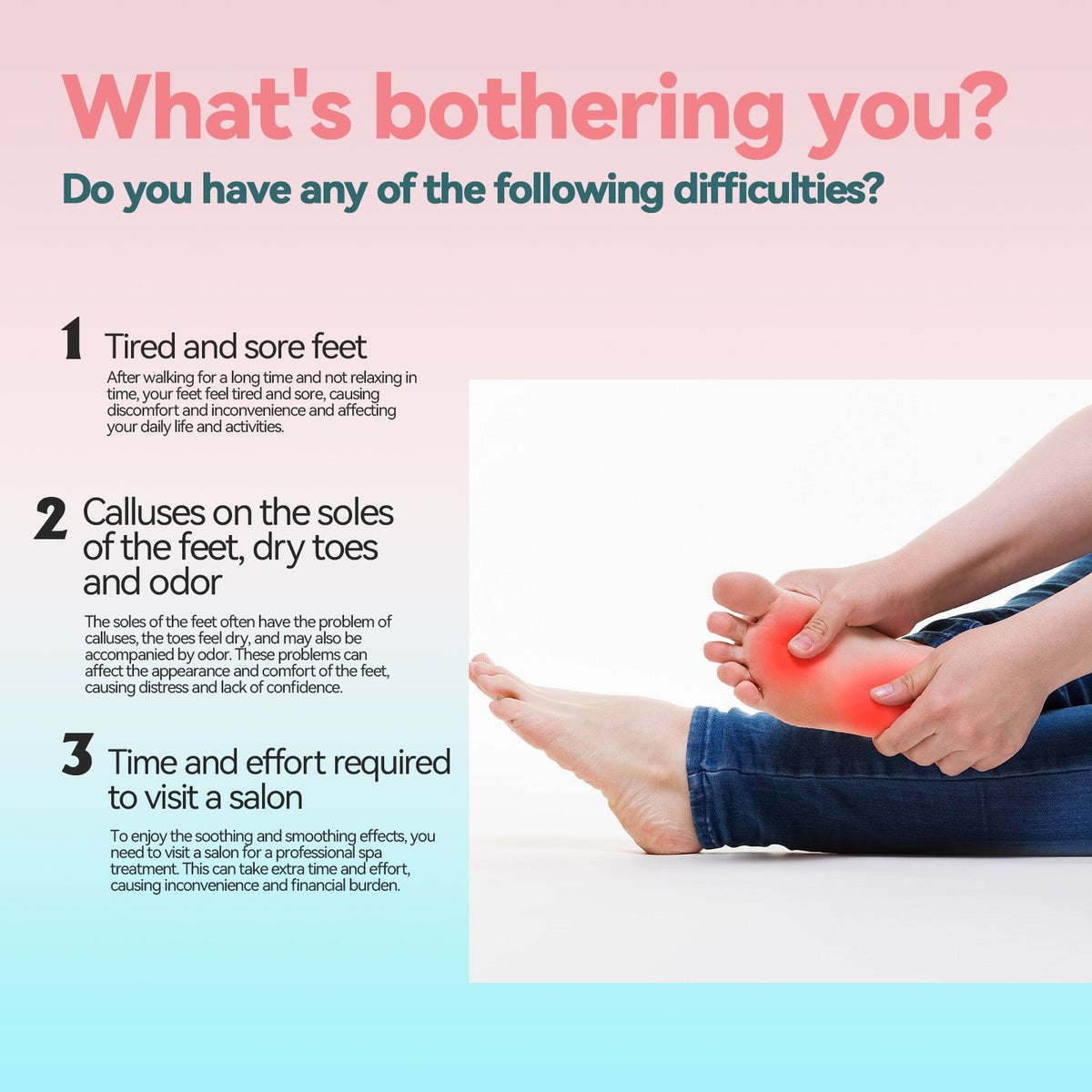 Foot Bath Ball Set for Cracked Heels & Rough Skin