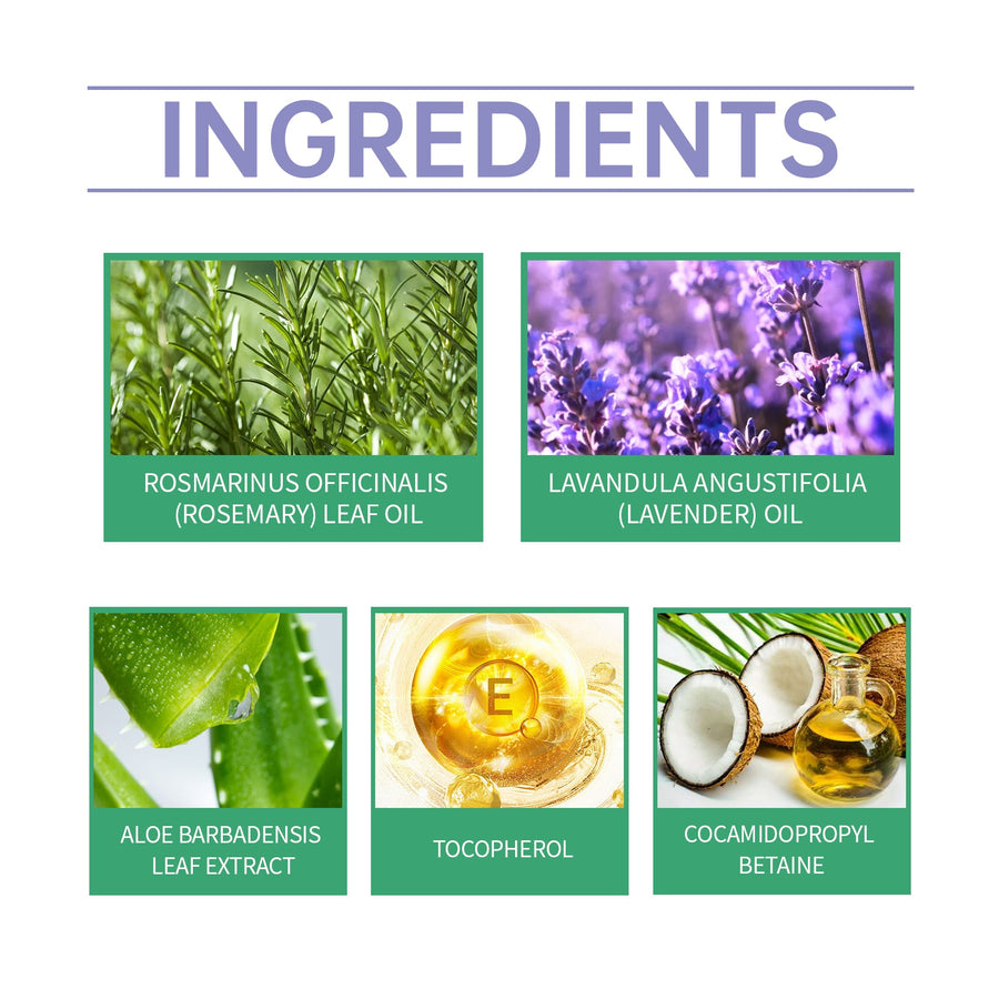 Rosemary Shampoo for Deep Cleansing & Scalp Comfort