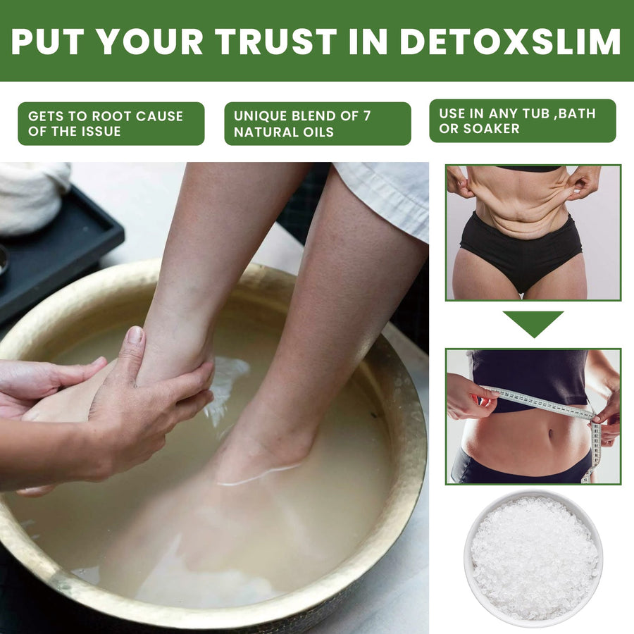 Foot Bath Salts for Body Sculpting — Visible Shaping in 3-6 Weeks