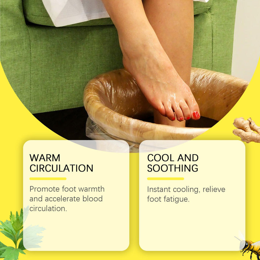 Herbal Foot Soak Gel Sachets for Relaxing Warm Foot Baths