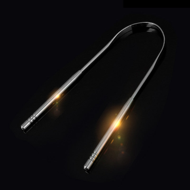 Stainless Steel Tongue Scraper — Fresh Breath & Superior