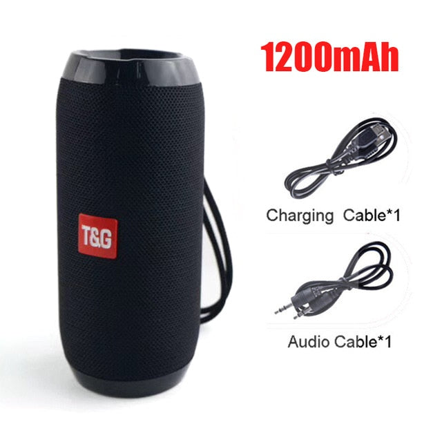 Portable Bluetooth Speaker – 3D Stereo Sound & 800mAh Battery