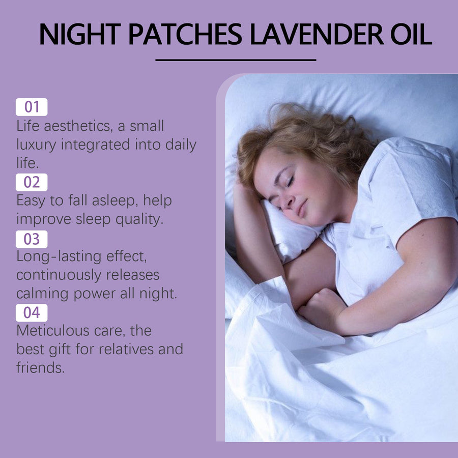 Lavender Scented Sleep Patches — Gentle Aromatherapy