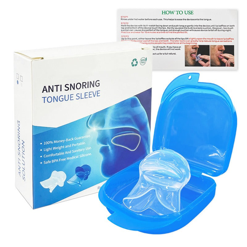 Anti-Snoring Tongue Sleeve — Quiet, Deep Sleep in One