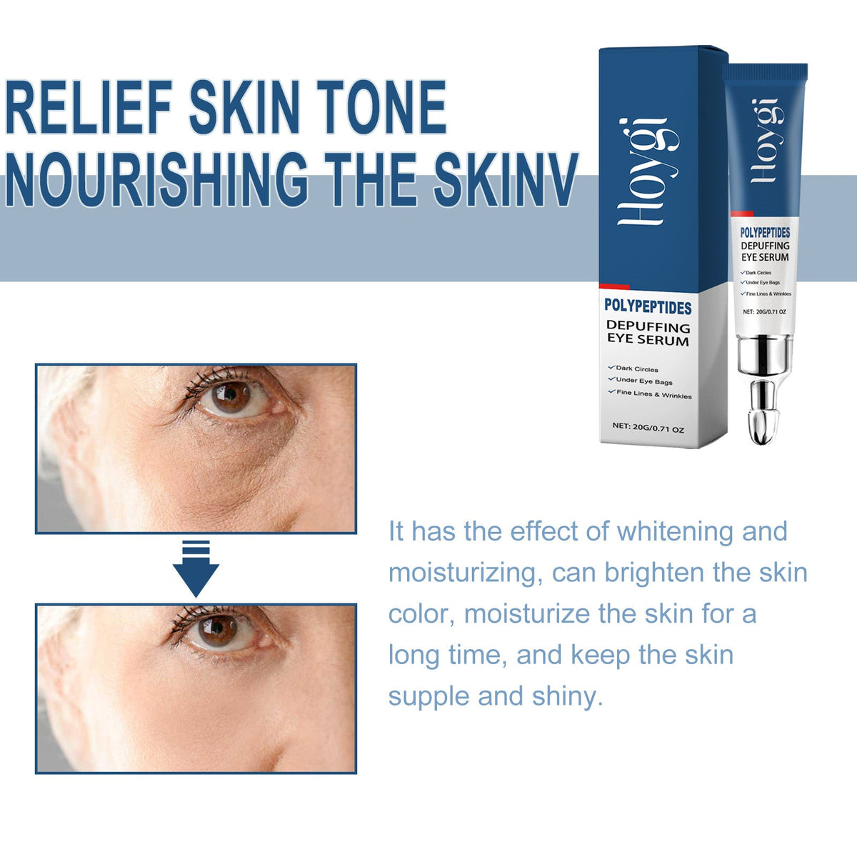 Polypeptide Eye Serum for Dark Circles & Puffiness