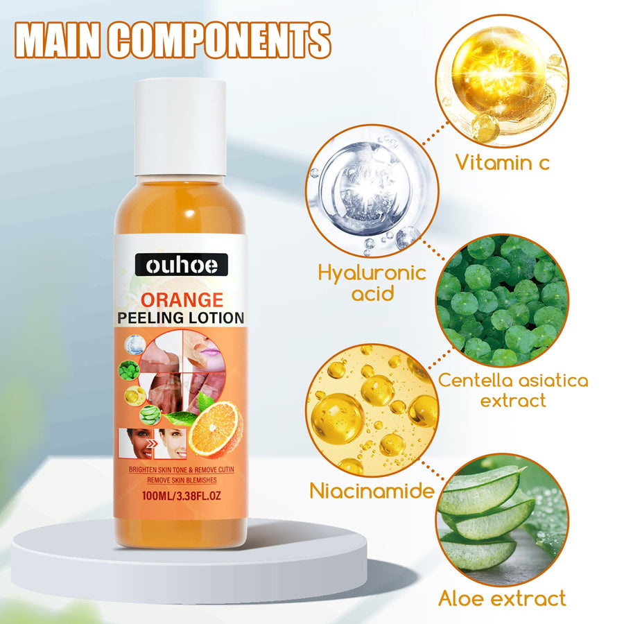 Orange Peel Body Lotion — Brighten Dark Spots & Even Skin Tone