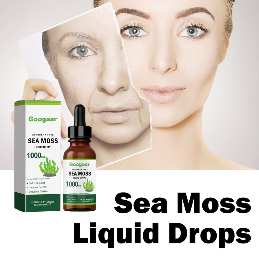 Sea Moss Liquid Drops — Visible Skin Firming & Energy Boost