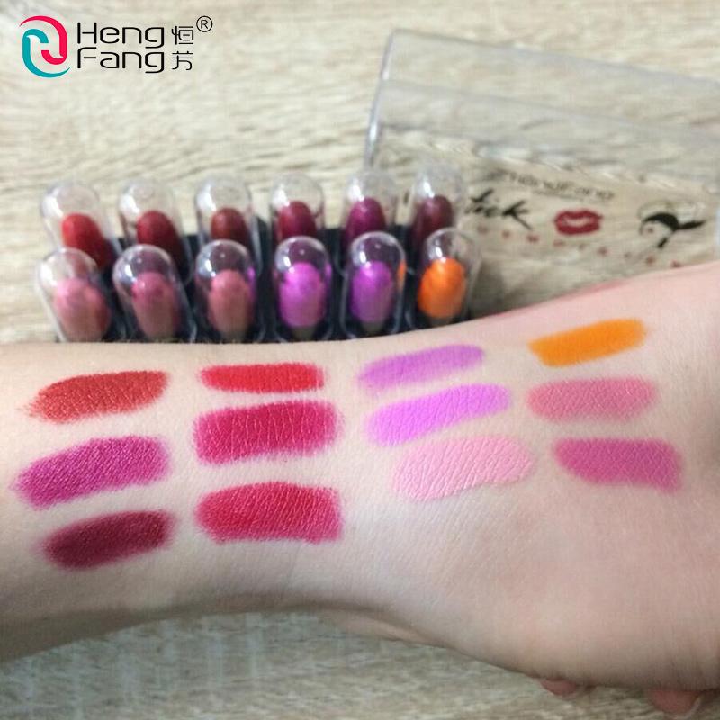 Mini Lipstick Set: 12 Travel-Size Shades for Every Look