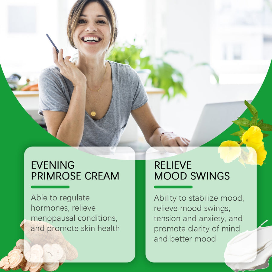 Evening Primrose Body Cream — Menstrual Pain Relief & Skin