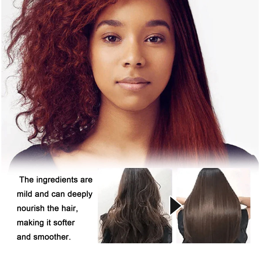 Straightening Hair Cream for Smooth, Sleek Shiny Hair