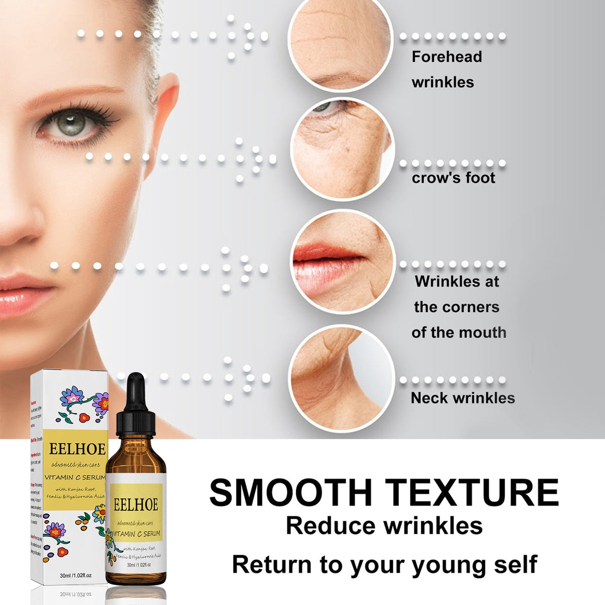 Vitamin C Serum for Fine Lines & Sagging Skin