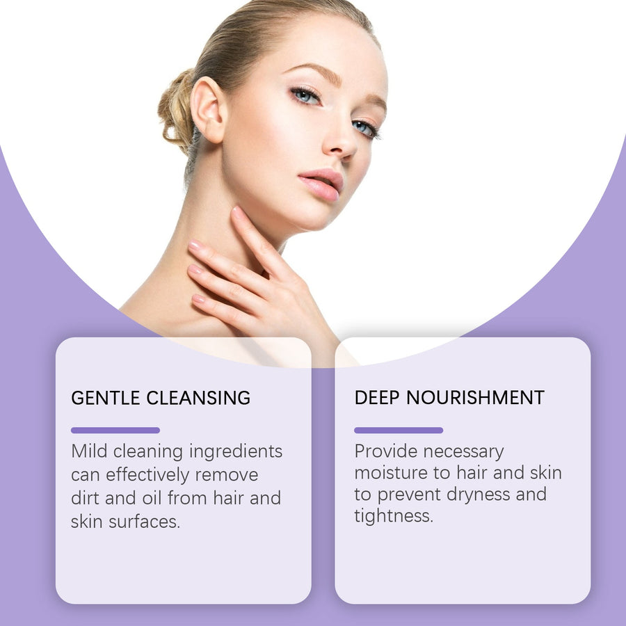 Lavender Shampoo & Shower Set — Gentle Daily Cleanse