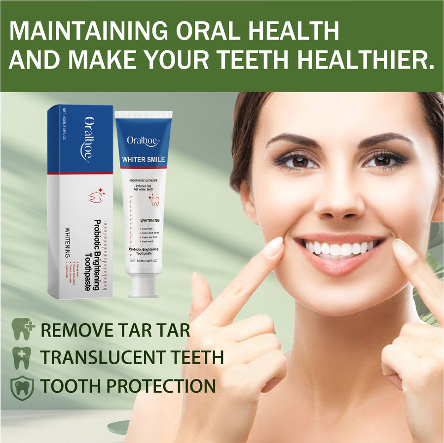 Enzyme Whitening Toothpaste — Deep Clean, Whiten & Freshen