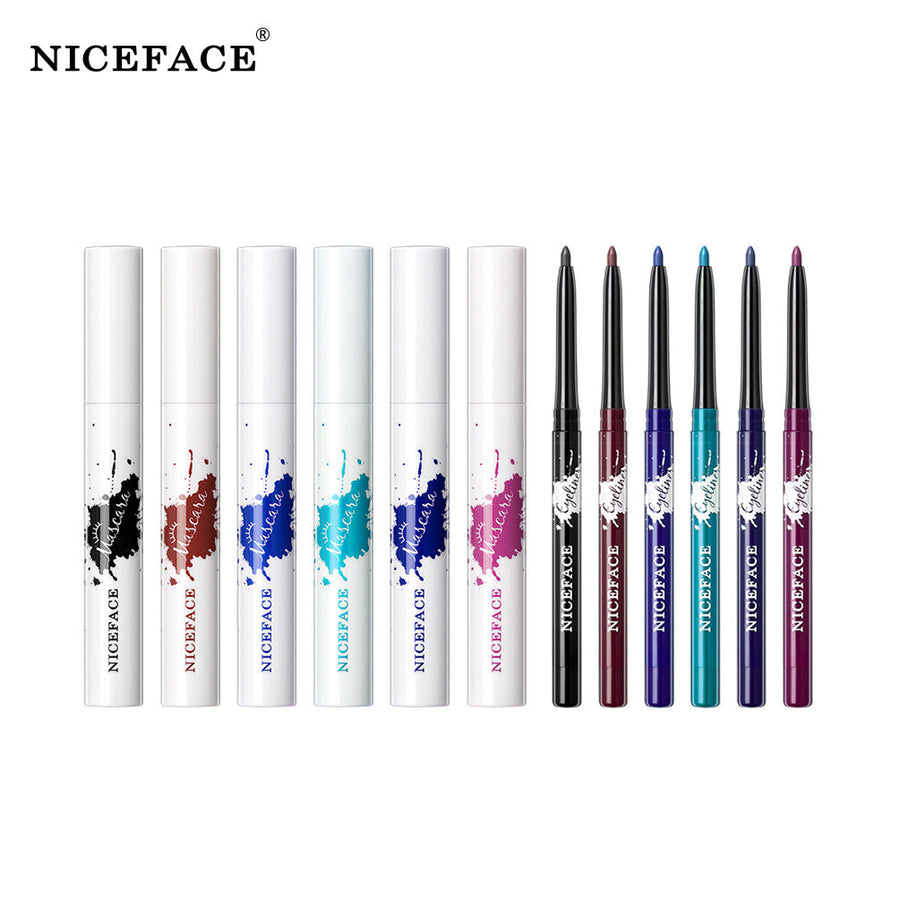 Colorful Mascara & Eyeliner Set for Defined Eye Looks