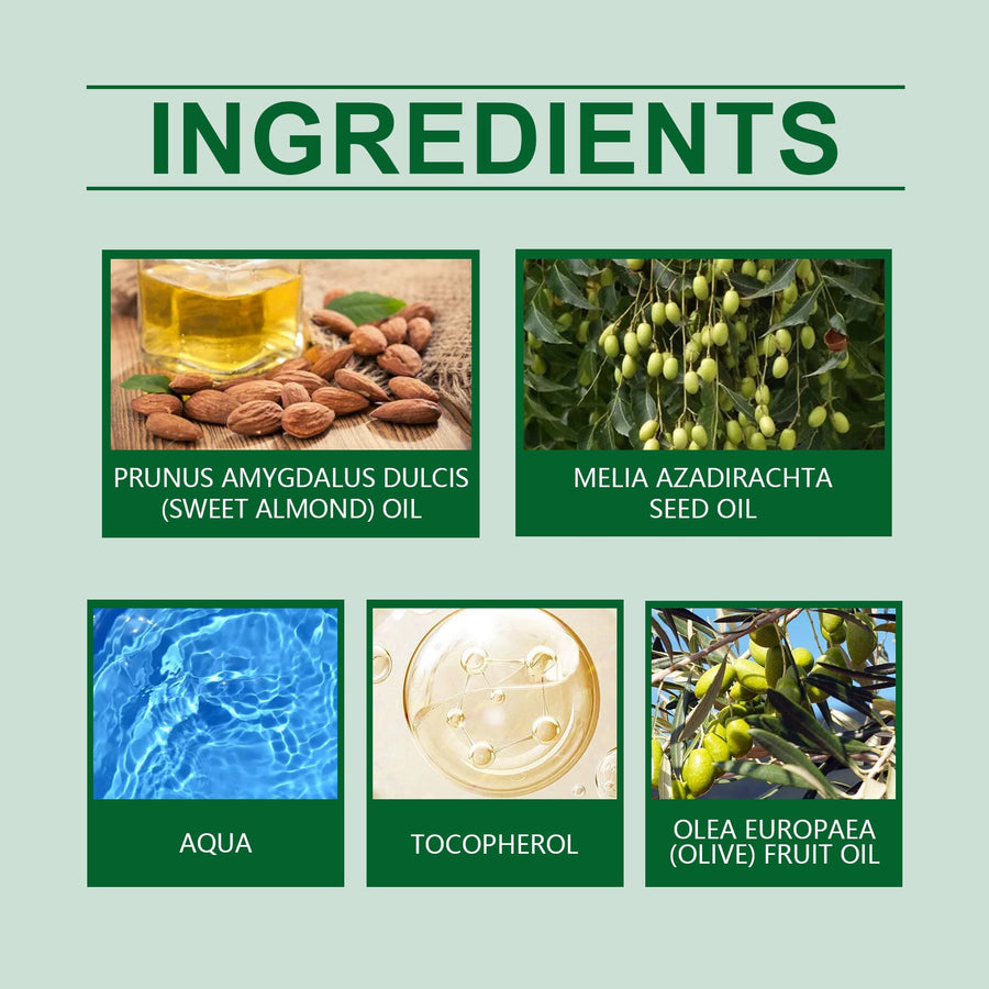 Neem Oil for Scalp, Skin & Nail Moisturizing Care