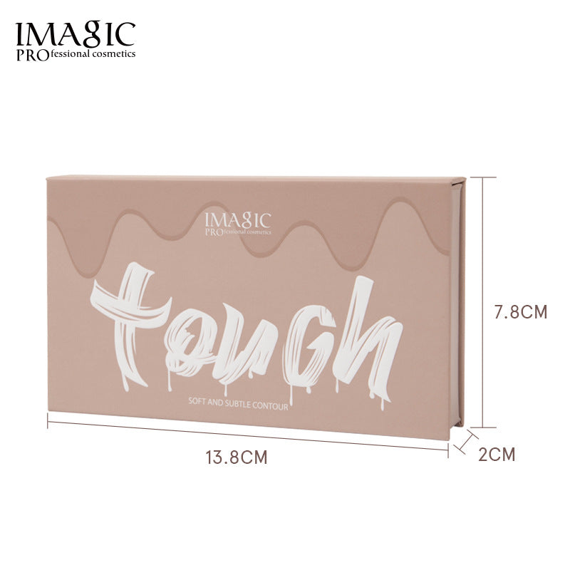 Three-Pan Face Highlighter Palette for Dimensional Glow