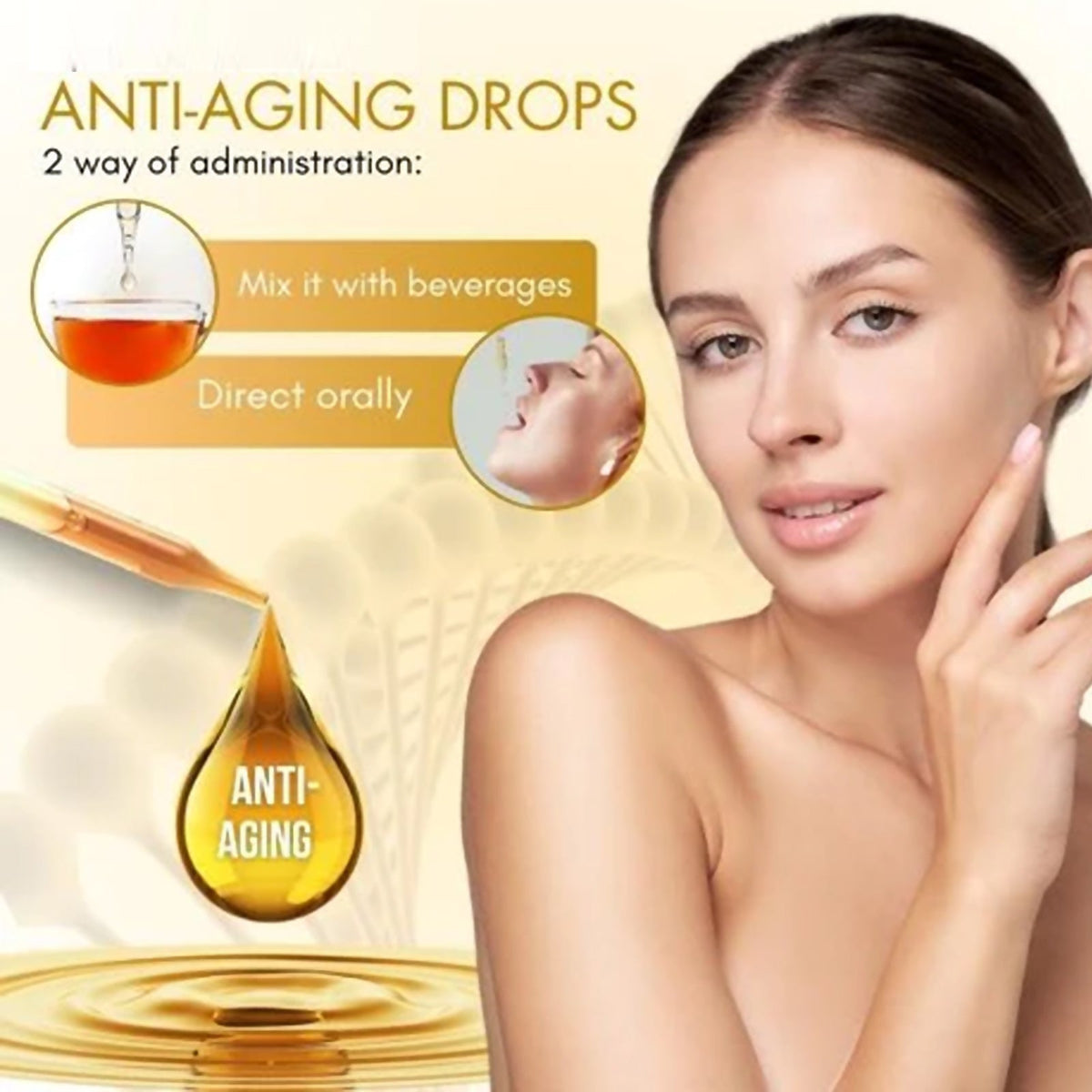 Anti-Aging Facial Drops for Fine Lines & Firmness