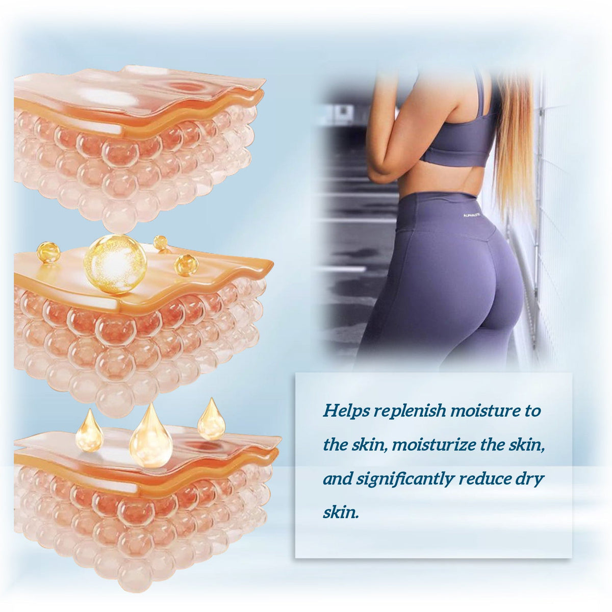Sapphire Peptide Body Lotion for Crepey Skin Firming