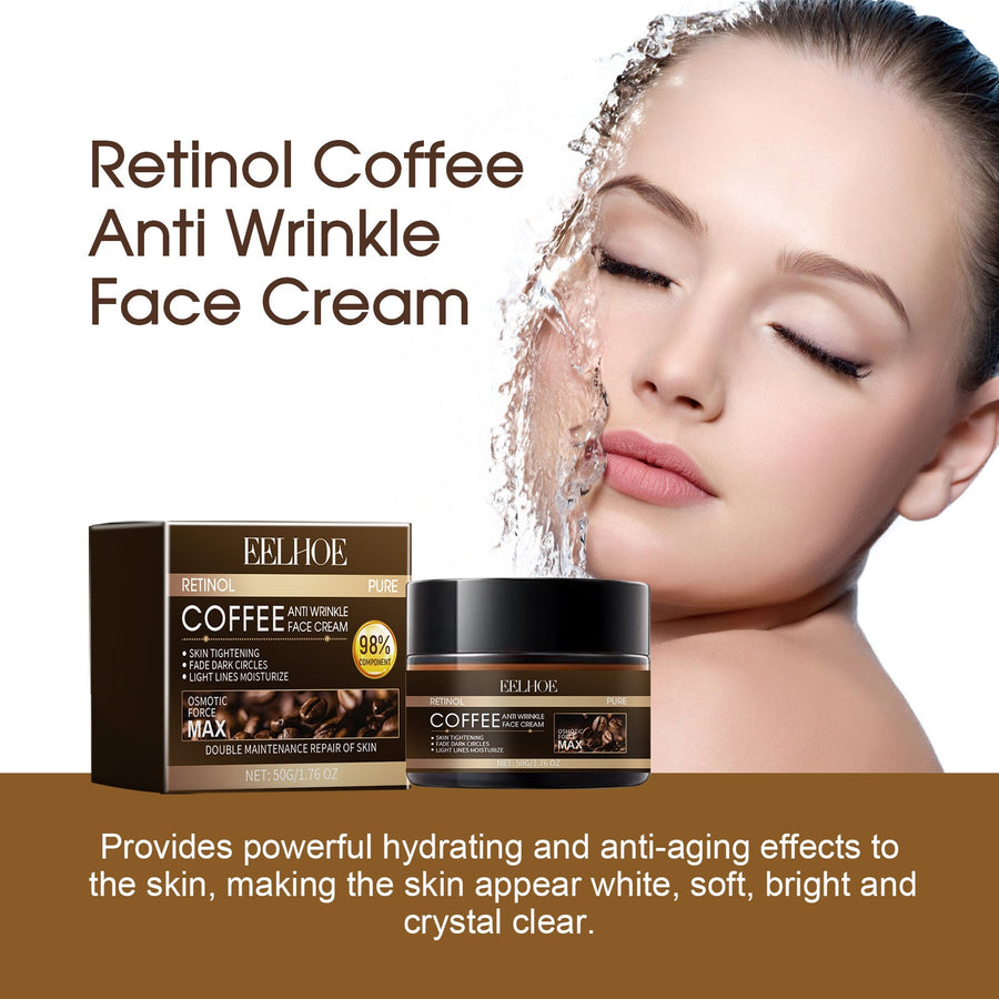 Retinol Coffee Cream - Visible Wrinkle & Firming Repair