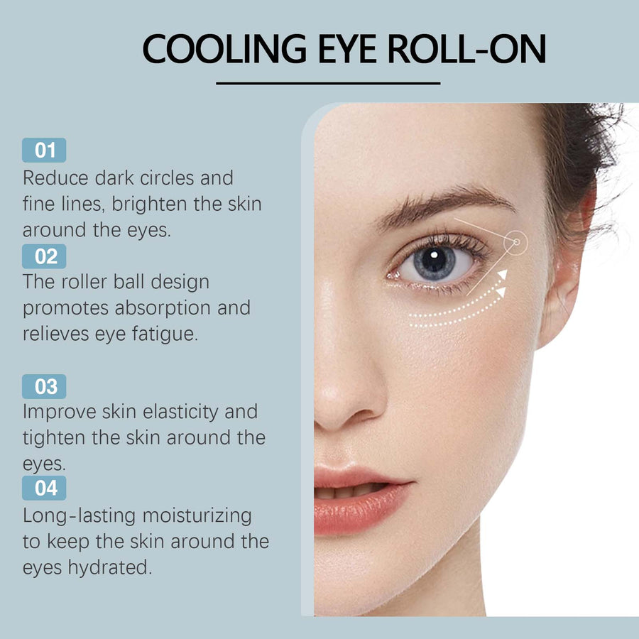 Niacinamide Cooling Roller Eye Cream for Dark Circles