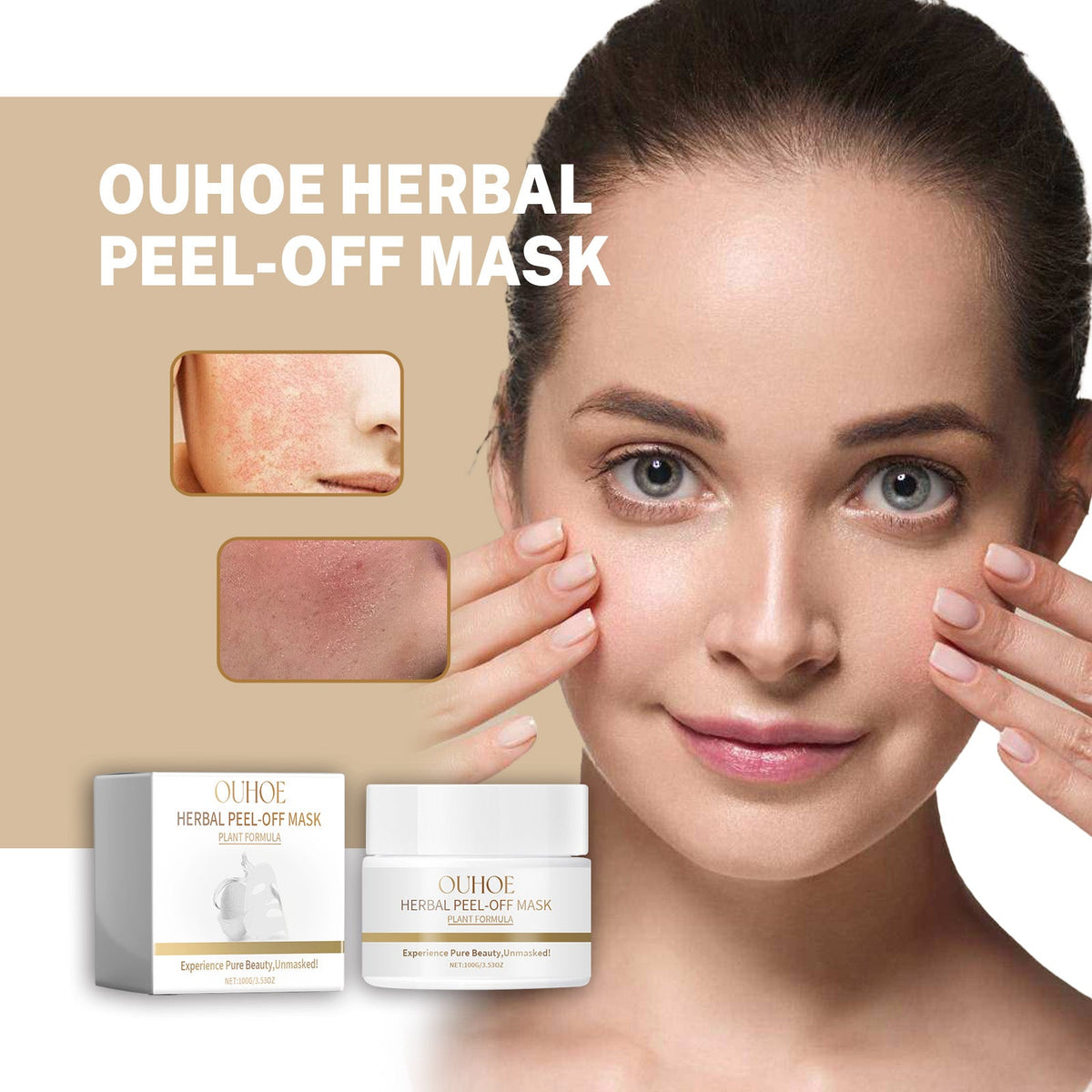 Herbal Peel-Off Mask for Deep Pore Cleansing & Blackhead