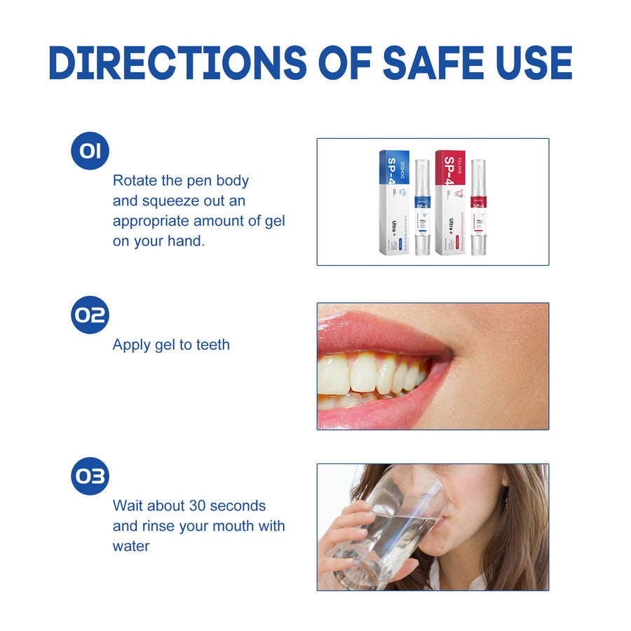 Oral Gum Care Gel with Deep Cleaning & Whitening for Fresh