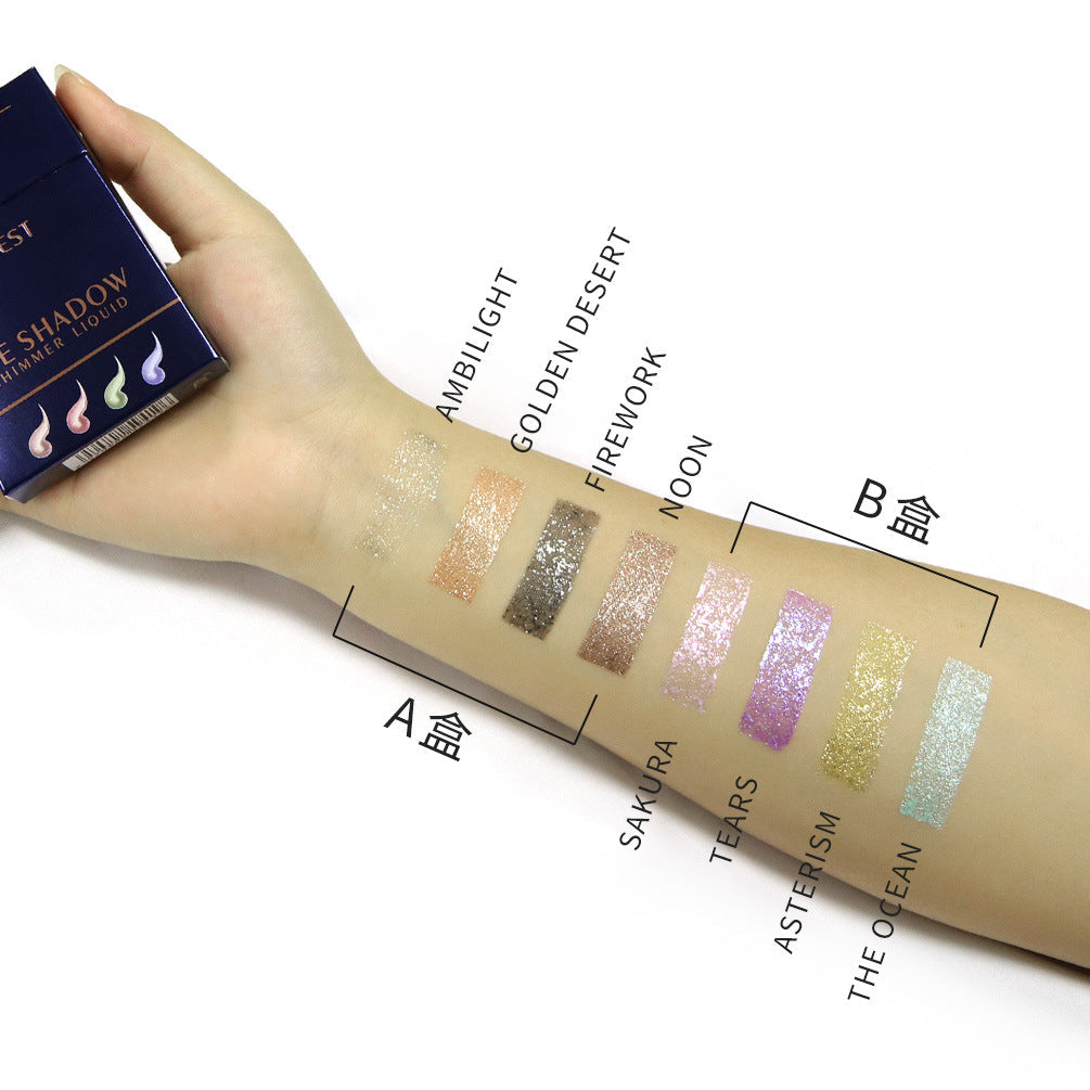 Liquid Eye Shadow Set for High-Impact Shimmer Looks