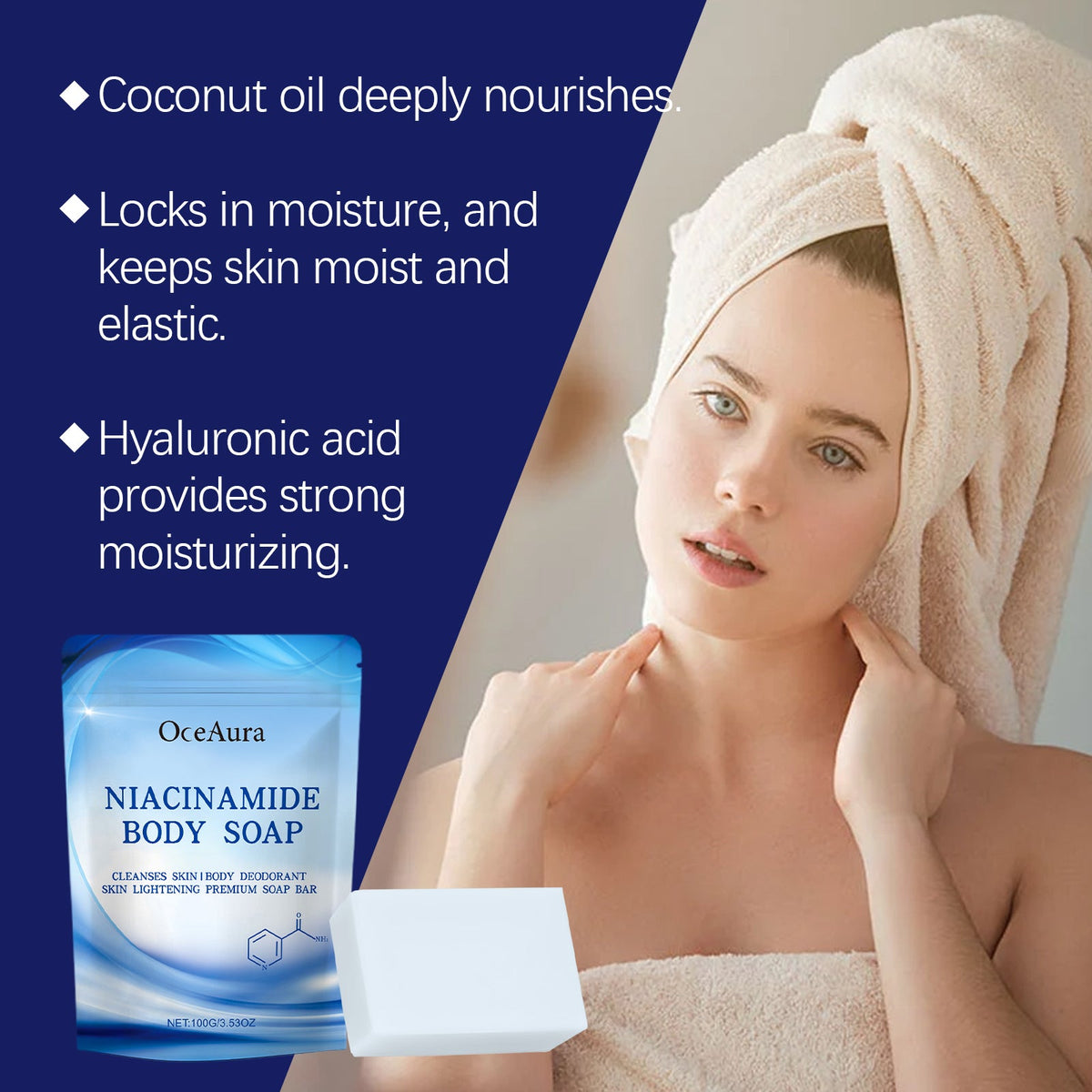 Niacinamide Body Soap for Brighter, Even-Toned Skin