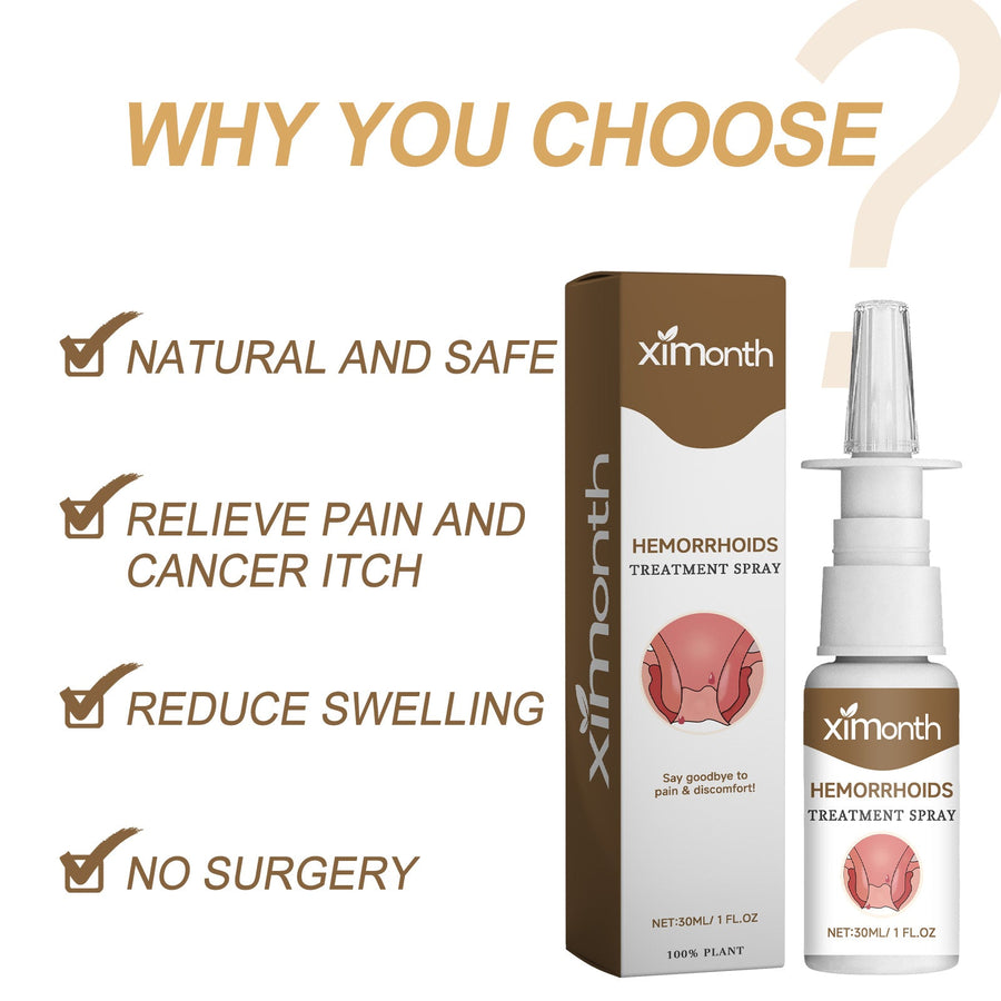 Hemorrhoid Treatment Spray — Plant‑Based Relief for Pain