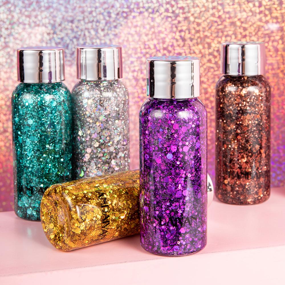 Face and Body Glitter Gel for Instant Festival Shine