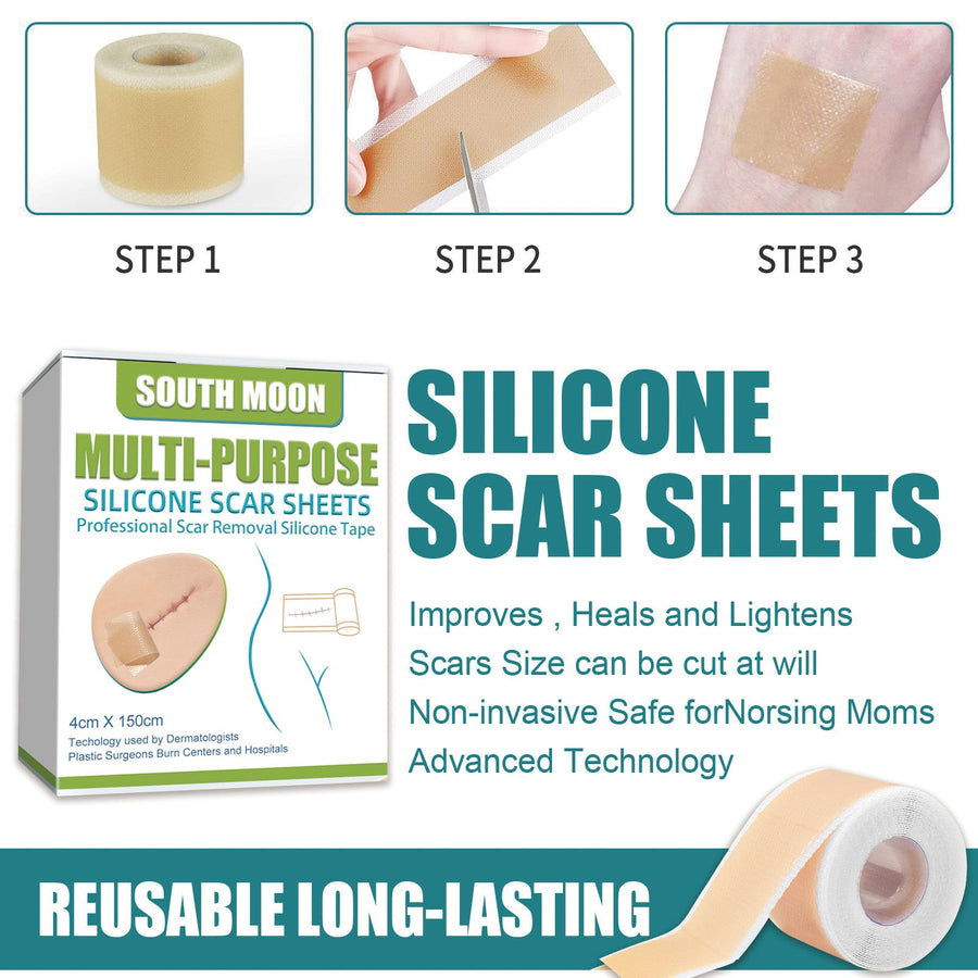 Silicone Scar Tape for Smoother, Lighter-Looking Scars