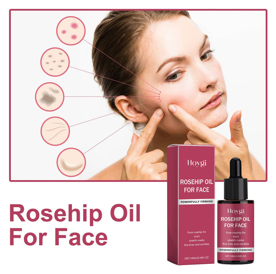 Rosehip Oil For Face, Delicate Pores Smooth Repair Facial Mo