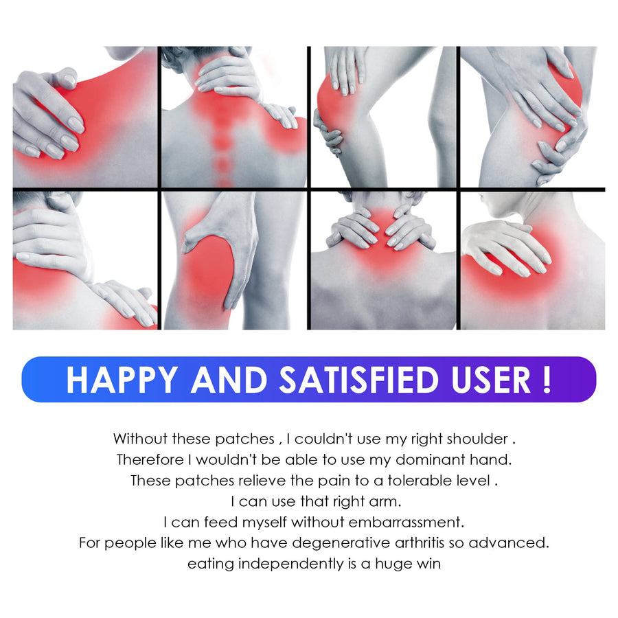 Organic Arthritis Relief Patches with Minty Heat — Natural