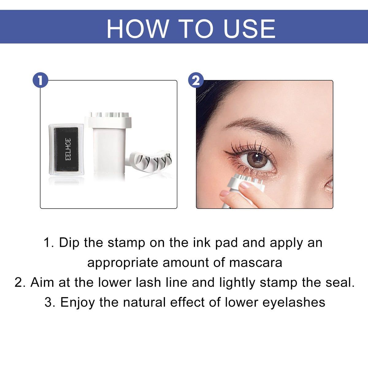 Eyelash Stamp for Fuller, Dramatic-Looking Lashes