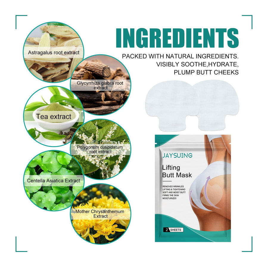 Butt Lift Mask Sheets for Firm, Smooth-Looking Skin