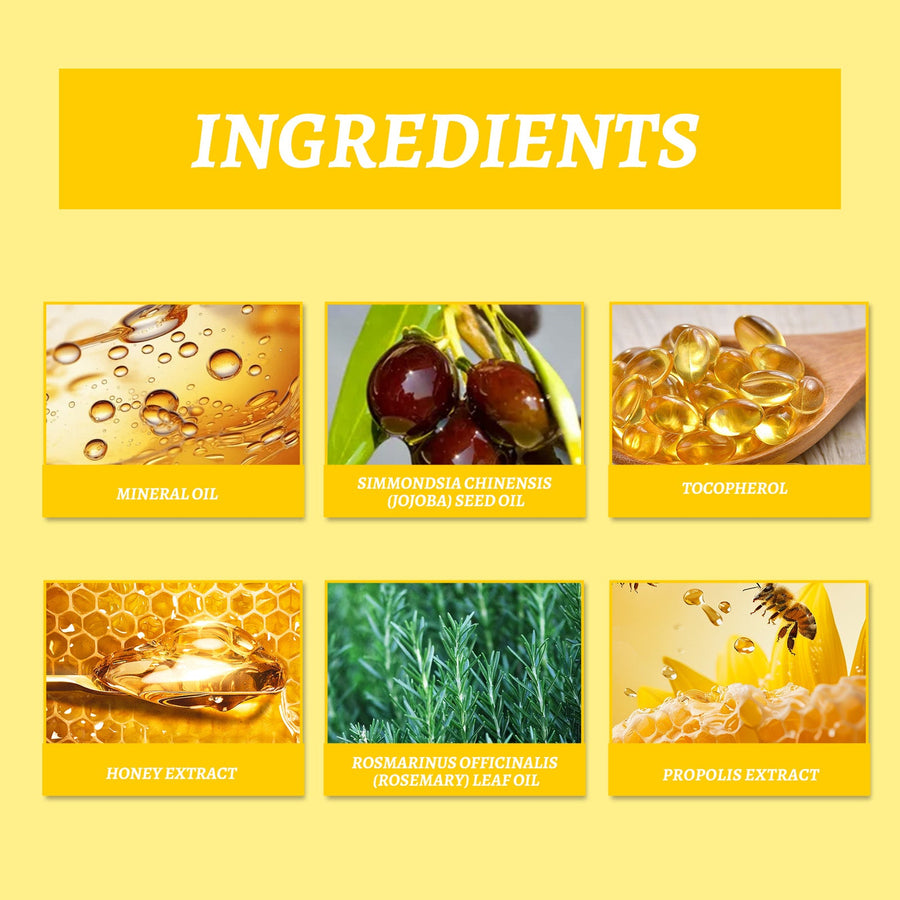 Hair Oil for Dry Scalp & Breakage | Honey Rosemary