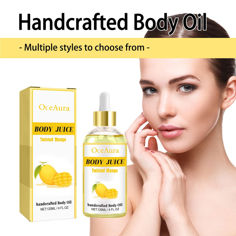 Handcrafted Mango Body Oil for Dry, Tired Skin
