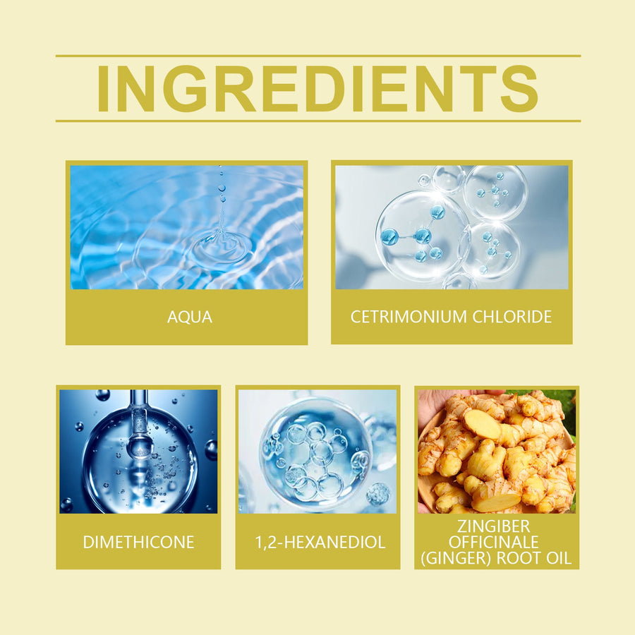 Ginger Hair Conditioner for Smoother, Fuller-Looking Hair