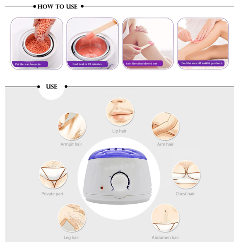Hard Wax Warmer Kit with Temperature Control — Smooth Skin