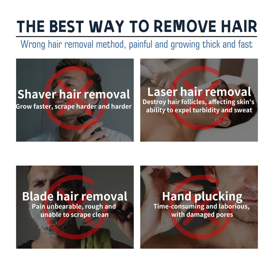 Men's Hair Removal Cream for Underarm, Chest & Body Hair