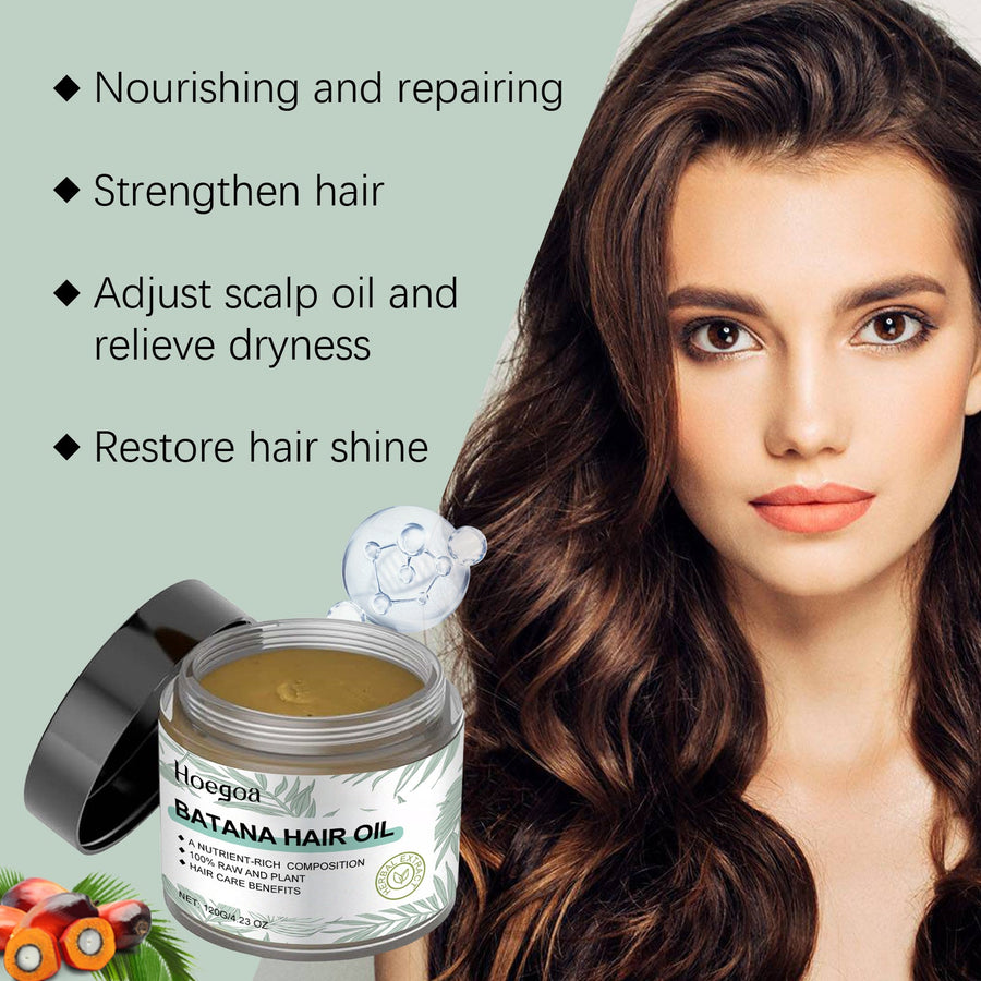 Batana Hair Oil for Dry Hair, Frizz, Moisture & Shine