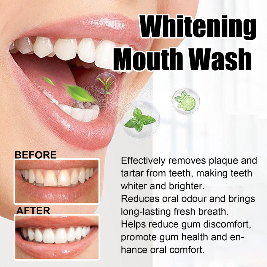 Teeth Whitening Mouthwash – Brighten Smile & Freshen Breath