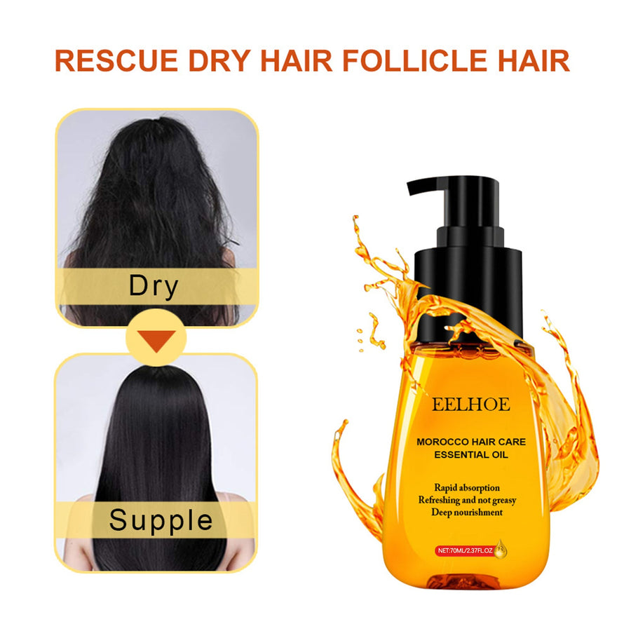 Hair Essential Oil for Frizz-Free, Nourished Shine