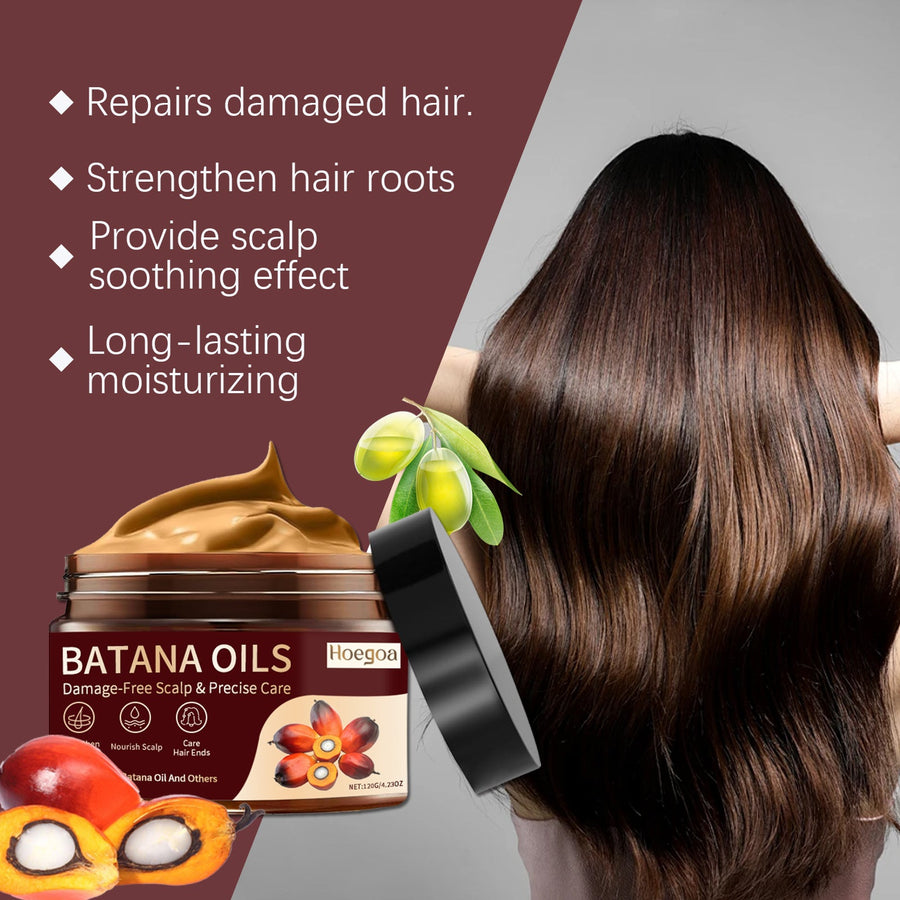 Batana Hair Mask for Deep Nourishment, Repair & Shine