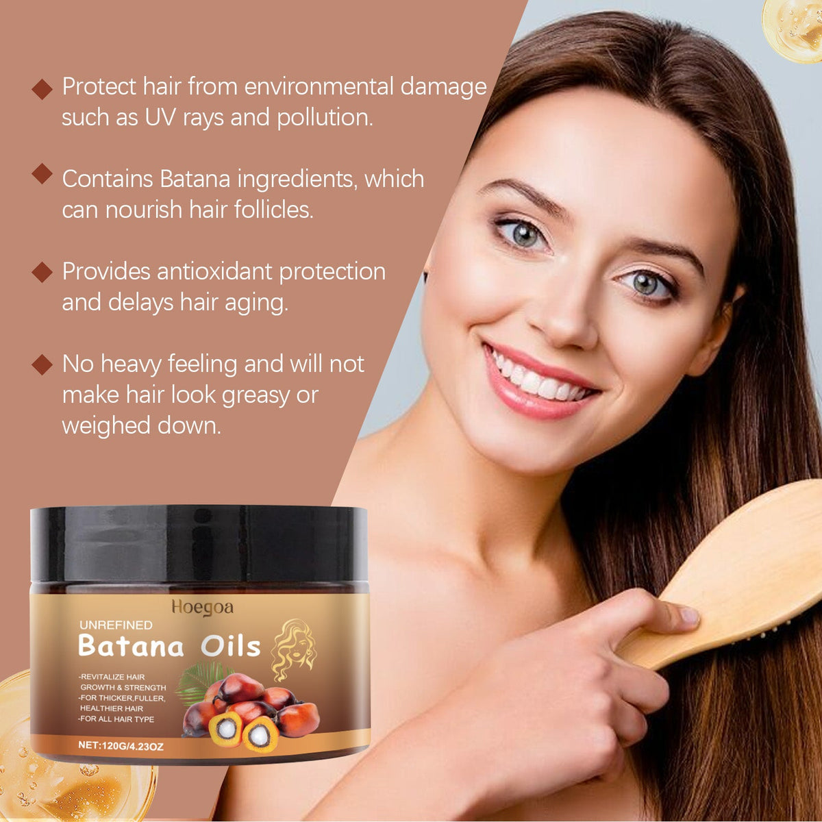 Batana Hair Cream for Nourished, Fuller-Looking Hair