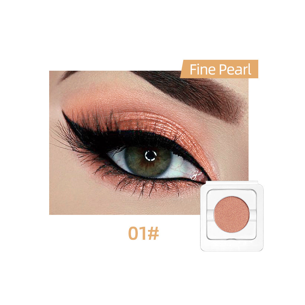 Waterproof Pearlescent Eyeshadow for Warm Golden Radiance