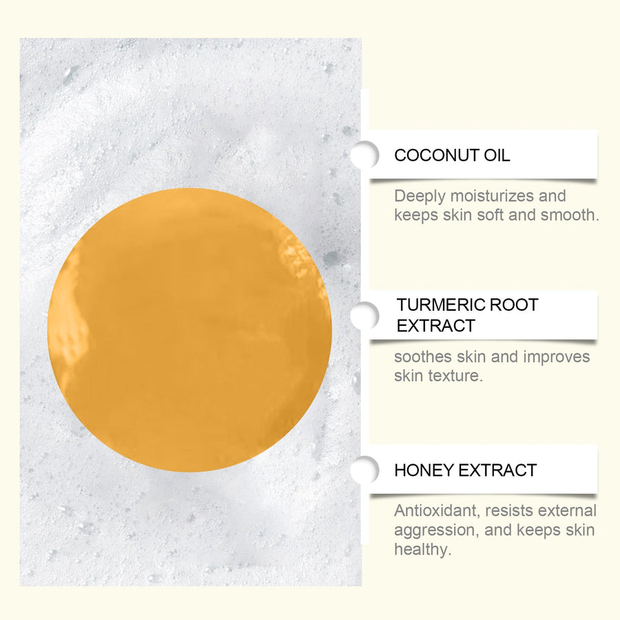 Honey Turmeric Soap for Bright, Clear Skin Daily