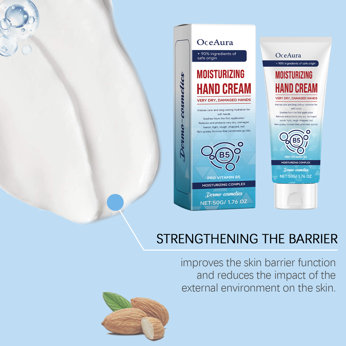 Hand Cream for Very Dry, Cracked & Damaged Skin
