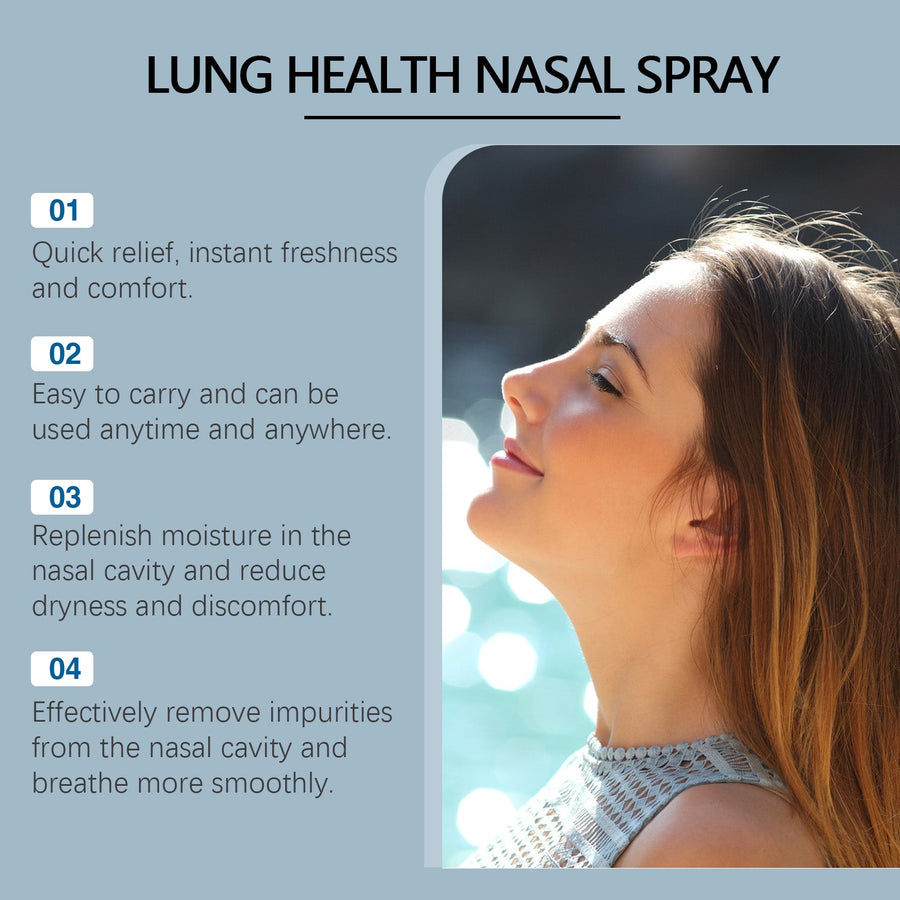 Nasal Cleansing Spray for Smoking Cravings & Lung Care