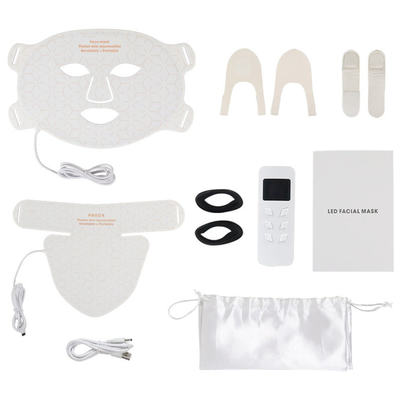 LED Light Therapy Mask for Face and Neck Rejuvenation
